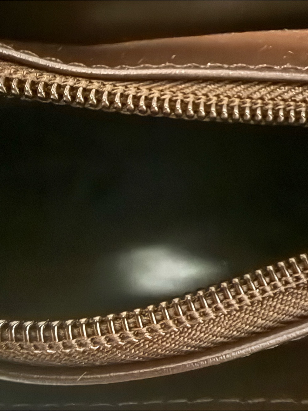 Massimo Dutti Brown Pebbled Leather Shoulder Bag - Picture 4 of 5